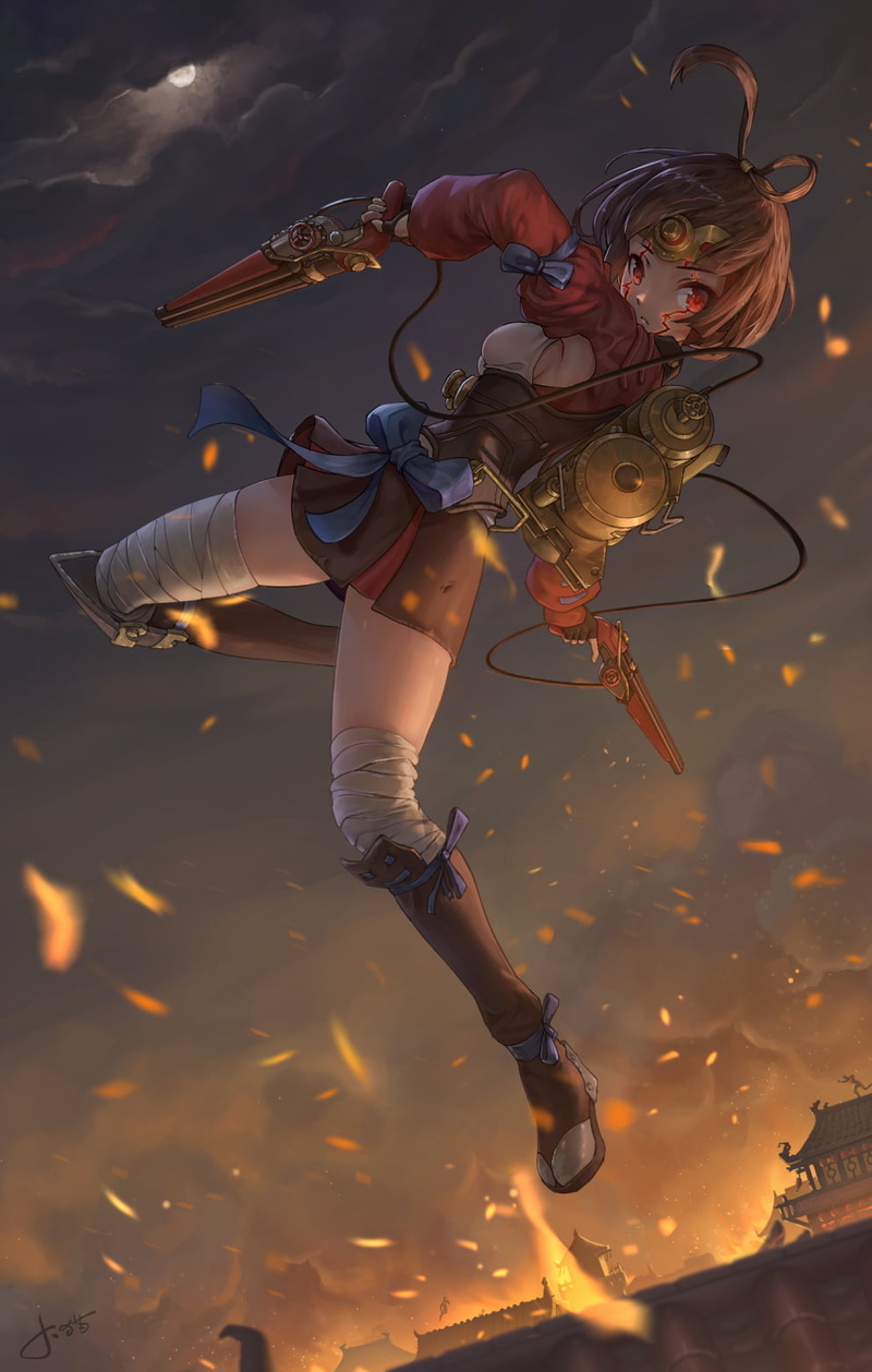 Jay Xu, 720P, Kabaneri of the Iron Fortress, anime girls