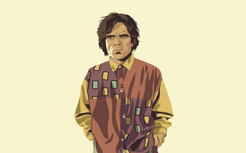 young men, artwork, adult, males, white background, men, indoors, minimalism, yellow, glasses, portrait, Game of Thrones, 1080P, front view, standing