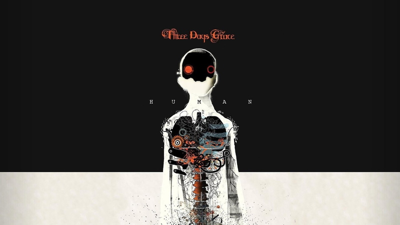 art and craft, red, human representation, western script, three days grace, male likeness, black background, no people, indoors, text, auto post production filter