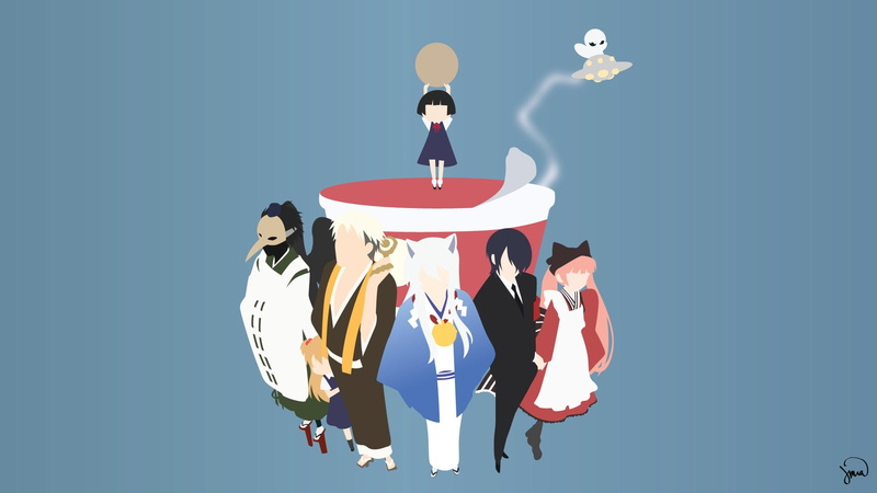 Inugami (Gugure! Kokkuri, Tama (Gugure! Kokkuri, Tengu (Gugure! Kokkuri, Kokkuri, San, Gugure! Kokkuri, 1080P, Ichimatsu Kohina, Shigaraki (Gugure! Kokkuri