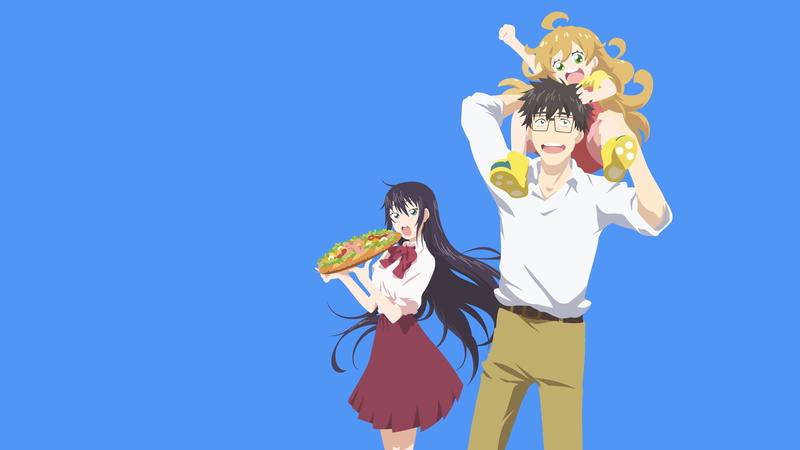 Amaama to Inazuma, 4K, low angle view, anime boys, day, Tsumugi Inuzuka, Inuzuka Kōhei, standing, nature, sky, clear sky, flowering plant, front view