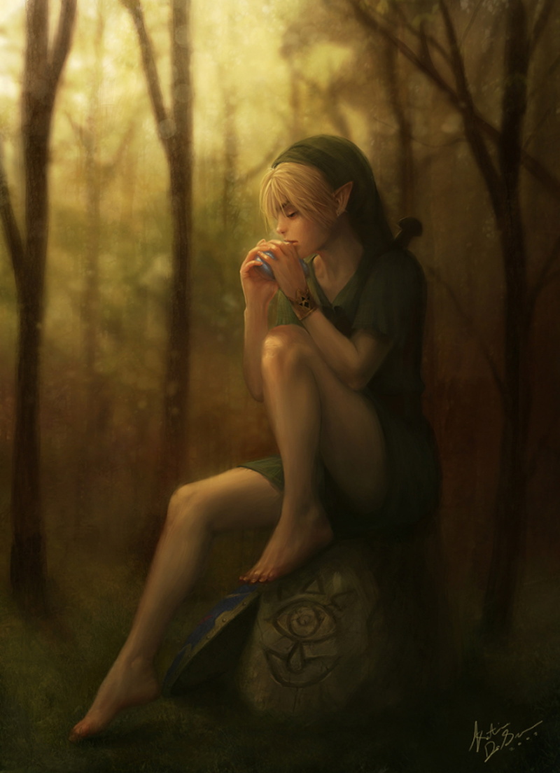 x, 2K, fan, hd, zelda, Ocarina Of Time, legend, Link, art, video, ocarina, games, time