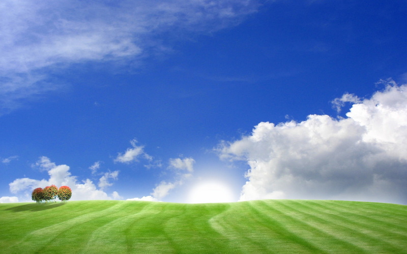 landscape, nature, 720P, bliss, blue, hd, green