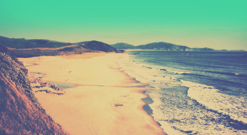 coastline, 1080P, beach, Vintage, coast, bliss, sea