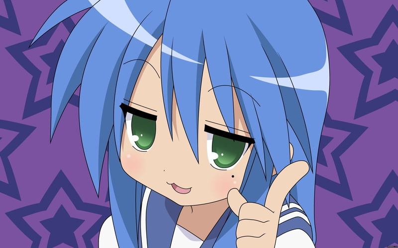 sunlight, outdoors, Lucky Star, day, 1080P, Izumi Konata, shape, no people, green eyes, close-up, anime girls, flag, pink color, communication, representation