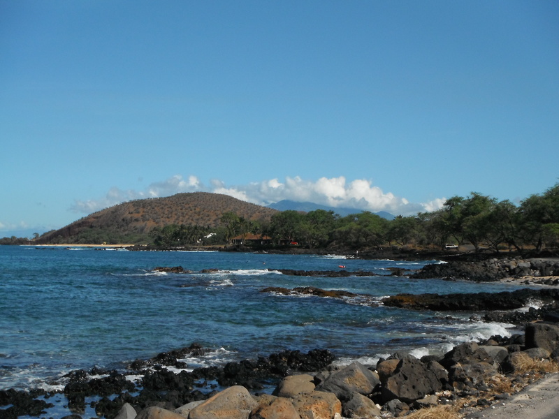 nature, maui, beach, sea, non-urban scene, hawaiian, rocky coastline, solid, tropical, hawaii, tranquility, outdoors, copy space, day, scenics - nature