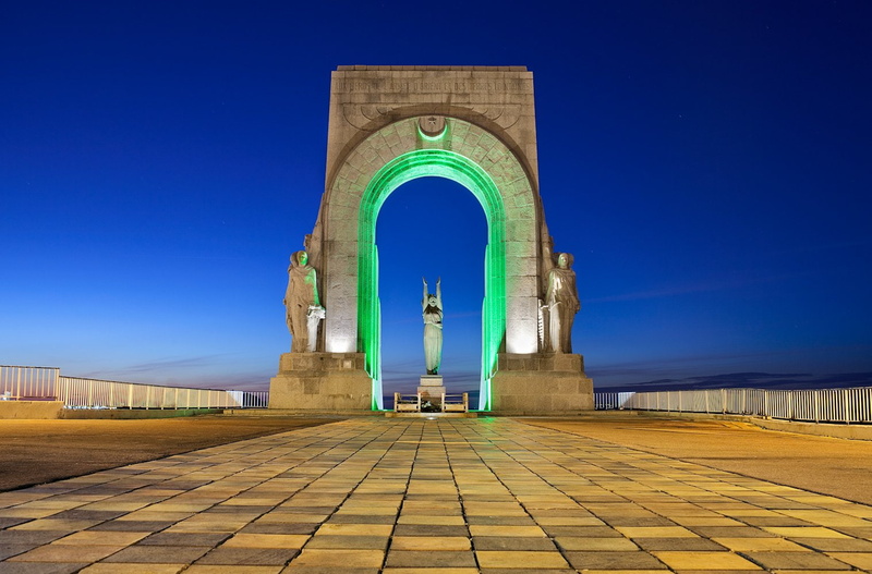 marseille, night, 720P, architecture, urban, light, provence, panoramic, france, cities, monuments, panorama