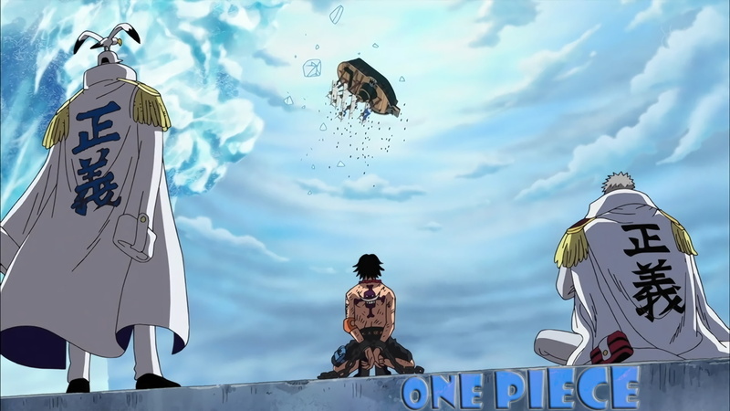 Monkey D. Garp, day, vertebrate, text, men, sky, real people, animal wildlife, water, digital composite, Portgas D. Ace, One Piece, representation, creativity