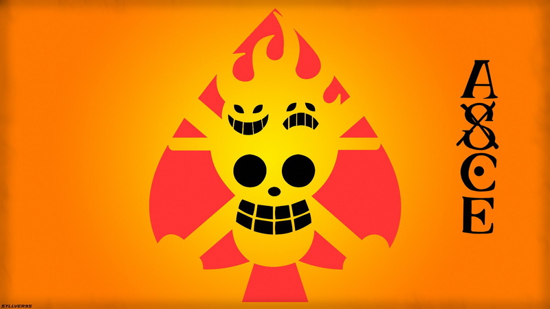Minimalist, Fire, Portgas D. Ace, Anime, 1080P, One Piece, Pirate