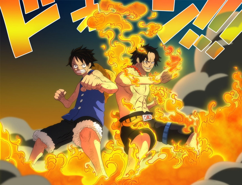 One Piece, 1080P, Portgas D. Ace, Anime, Monkey D. Luffy