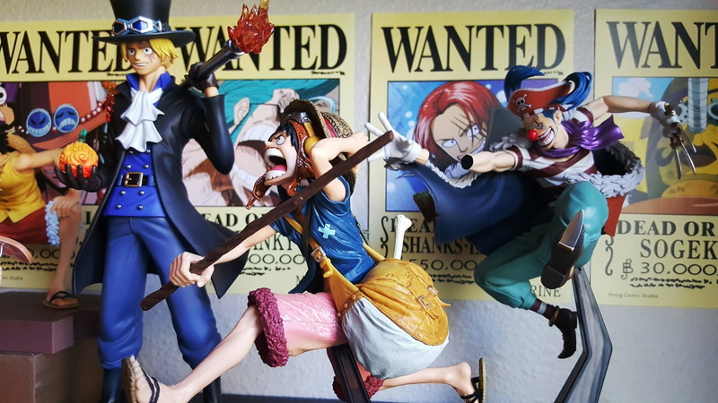 Buggy (One Piece), 1080P, One Piece, Sabo (One Piece), Anime, Monkey D. Luffy
