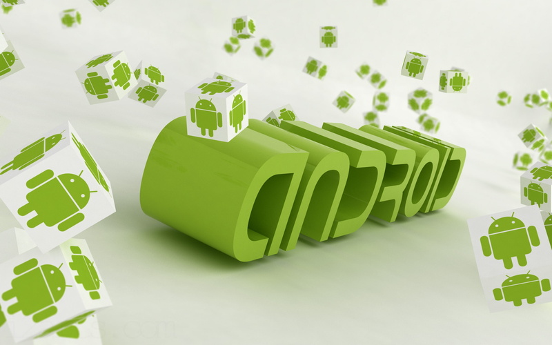 logo, 2K, mobile os, green, d, android, os