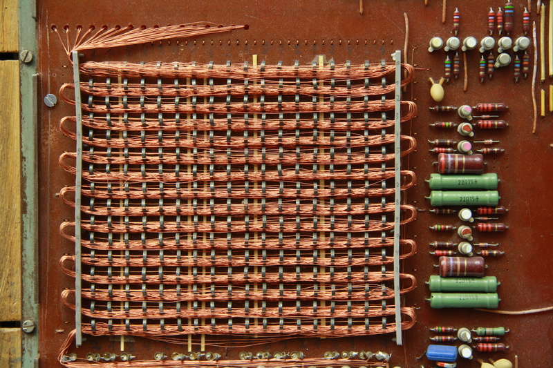 Computer, high angle view, magnetic, wood - material, Rom, choice, equipment, coil, brown, container, electronic, red, still life, abundance, Pcb, order