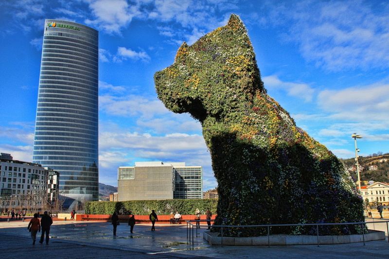 Guggenheim Museum, Spain, 1080P, Bilbao, Statue, Man Made