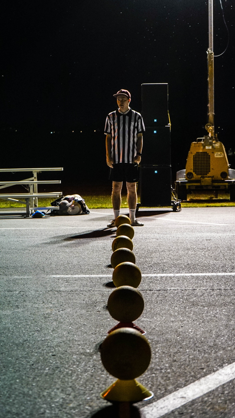 men, street, referee, the way forward, game, 4K, city, front view, sports, lifestyles, road, dodgeball, sport, illuminated, full length, casual clothing