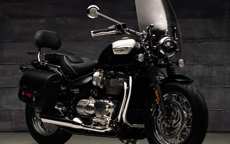 land vehicle, motorcycle, black color, Bonneville, Triumph, scooter, city, street, Speedmaster, crash helmet, day, bicycle, travel, motor scooter, wheel