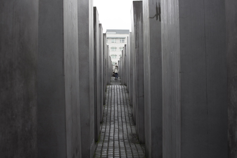 inspiration, jewish, the past, building exterior, the way forward, berlin, architectural column, travel, narrow, day, diminishing perspective, in a row
