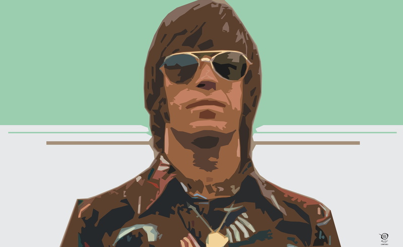 zelko, painting, norris, design, front view, Vector Art, cak, noris, looking at camera, movies, 2K, pop art, artworks, studio shot, creativity, sunglasses