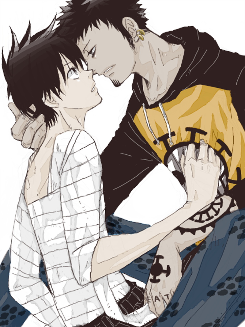 trafalgar, art, monkey, piece, law, luffy, One Piece (anime), anime, x, d, 5K, hd, yaoi, one