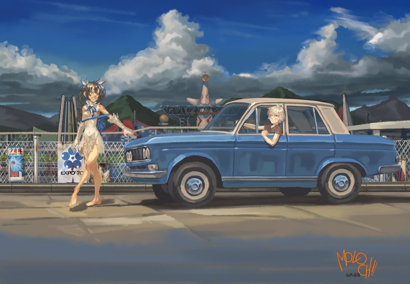 Is It Wrong to Try to Pick Up Girls in a Dungeon?, DanMachi, Bell Cranel, Hestia (DanMachi), 5K, Car