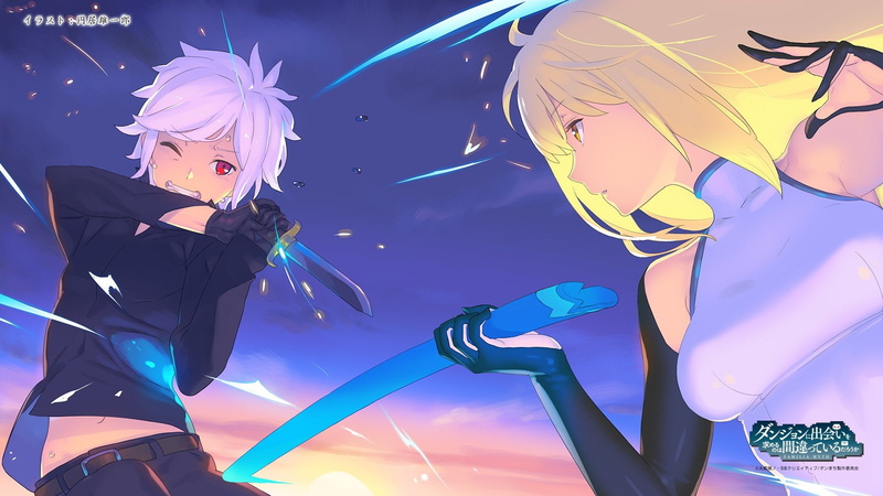 Bell Cranel, Ais Wallenstein, Anime Girls, 1080P, anime, Dungeon Ni Deai Wo Motomeru No Ha Machigatteiru Darou Ka