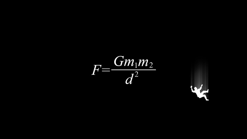 gravity, equation, 1080P, freefall
