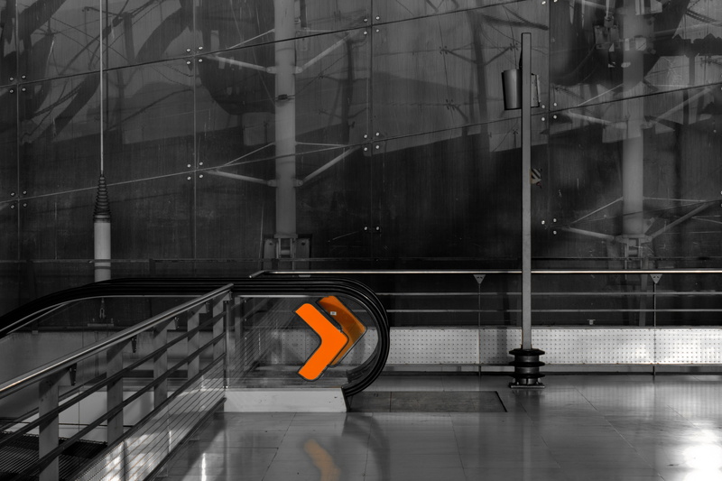 4K, outdoors, symbol, reflection, icon, no people, greather than, transparent, built structure, glass - material, math, day, building exterior, orange color