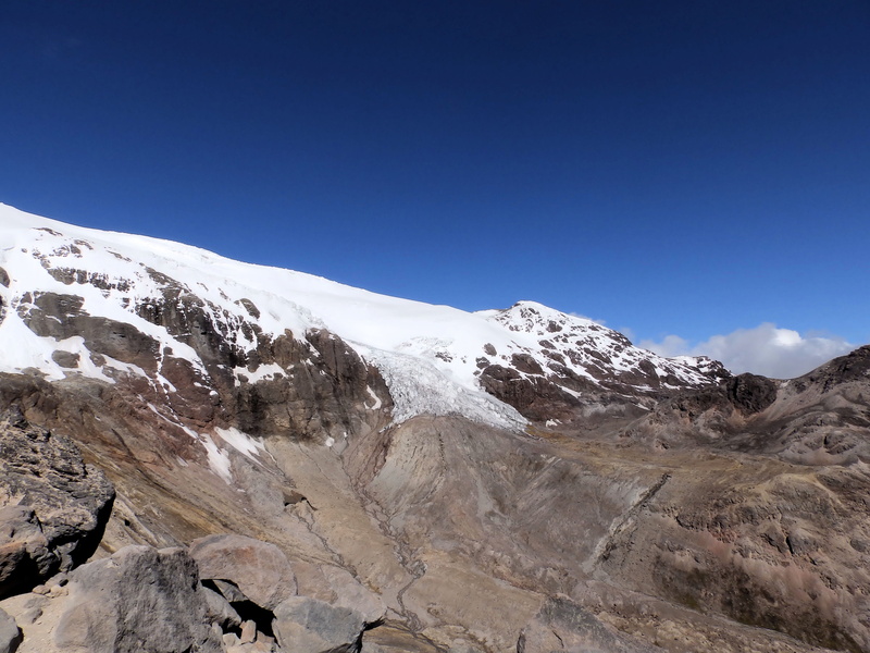 the height of the, the equator, rocks, snow, scenics - nature, tranquility, outdoors, tranquil scene, climbing, space, sky, cold temperature, south america