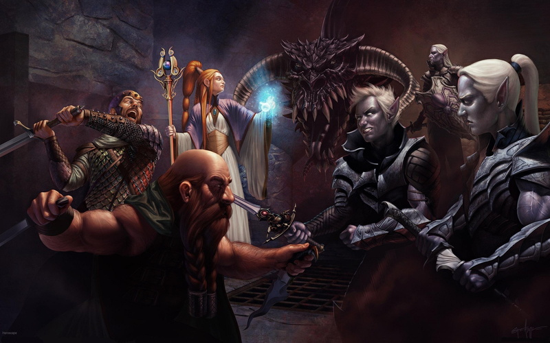 dragons, rpg, dungeons, board, fantasy, adventure, 2K