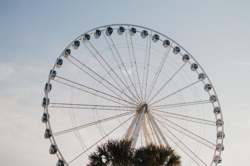 day, ferris wheel, shape, outdoors, no people, sky, circle, ferris, built structure, nature, low angle view, architecture, semi-circle, geometric shape