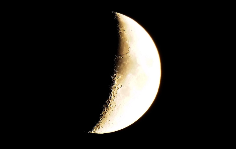 semi-circle, copy space, crater, binoculars, no people, space, dark, night, 1080P, idyllic, planetary moon, astronomy, nature, beauty in nature, moon