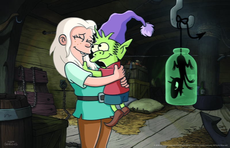 Disenchantment (TV Show), 1080P, Bean (Disenchantment), TV Show, Luci (Disenchantment), Elfo (Disenchantment), Disenchantment
