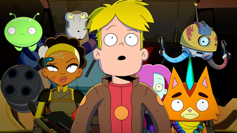 Final Space, Gary Goodspeed, 4K, Quinn Airgon, TV Show, Mooncake (Final Space), Ash Graven, Little Cato (Final Space)