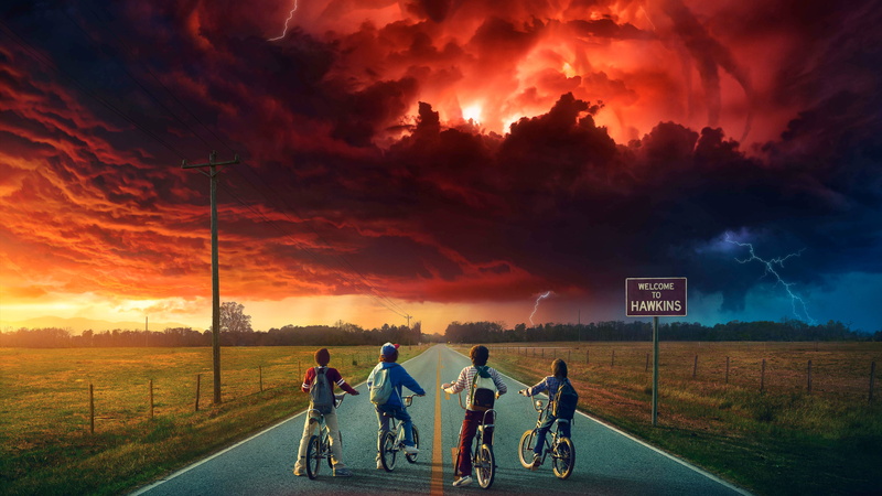 4k, direction, 5k, sky, the way forward, transportation, togetherness, nature, hd, bicycle, tv shows, street, sunset, stranger things, women, men, motion