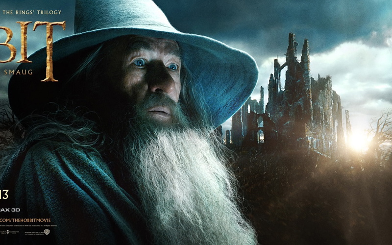 smaug, desolation, hobbit, gandalf, 1080P