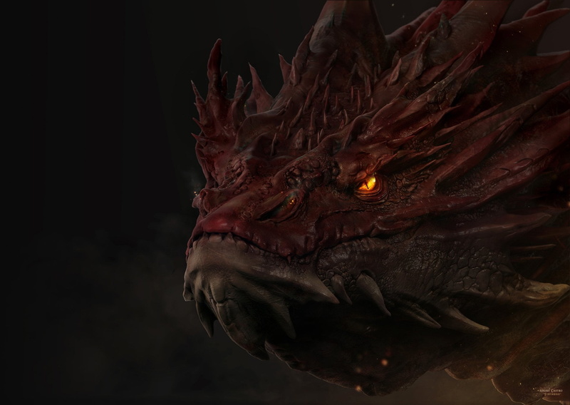 black background, Smaug (LOTR), vertebrate, animal eye, animal wildlife, animal, focus on foreground, studio shot, indoors, night, animal themes, The Hobbit: An Unexpected Journey