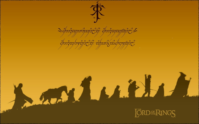 The Lord Of The Rings, Yellow Background, 720P, movies, The Lord Of The Rings: The Fellowship Of The Ring