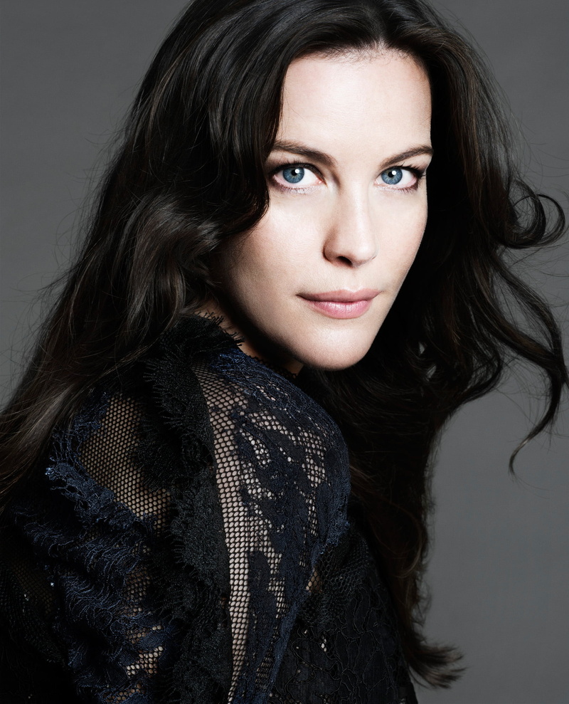 women, 1080P, face, brunette, dark hair, actress, blue eyes, Liv Tyler