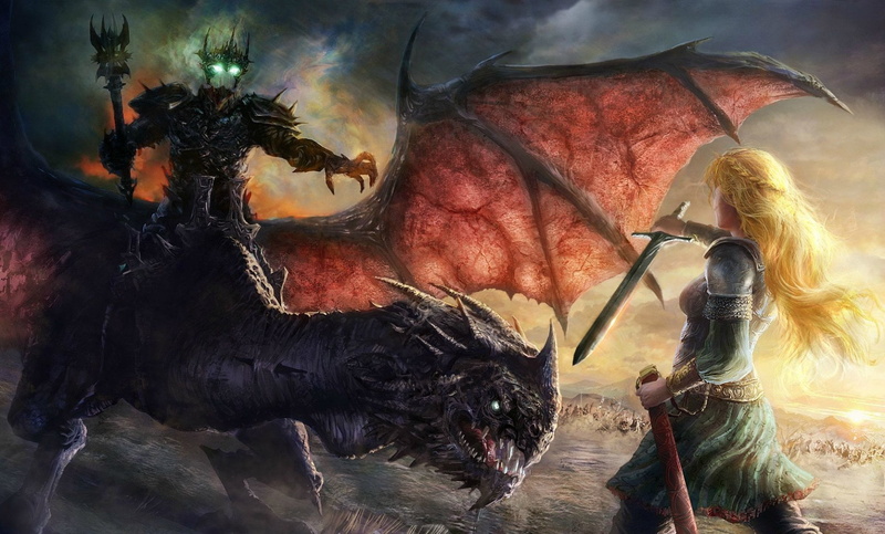 1080P, Lord of the Rings, animal wildlife, one animal, Eowyn, men, vertebrate, pets, thrones, Dragon, Woman, The Lord of the Rings, digital, outdoors