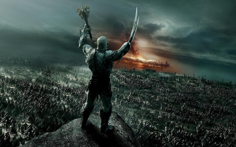 1080P, the hobbit azog the defiler the hobbit the battle of the five armies destruction
