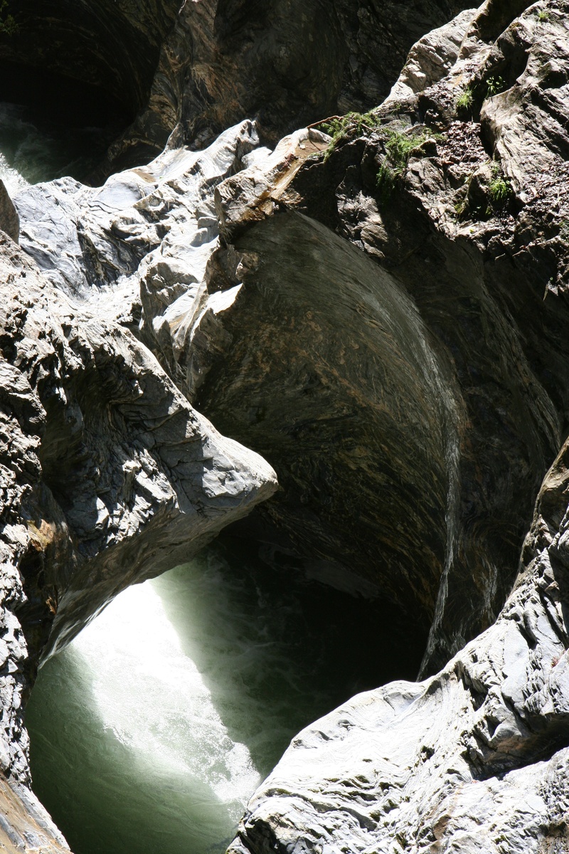 stream - flowing water, rock formation, eroded, no people, water, stone, flowing water, flowing, defile, rock - object, torrent, nature, high angle view