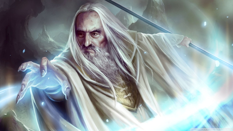 1080P, rings, saruman, the, movie, magic, lord, character