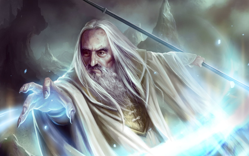 fantasy, magic, lotr, wizard, 1080P, rings, movies, saruman, lord
