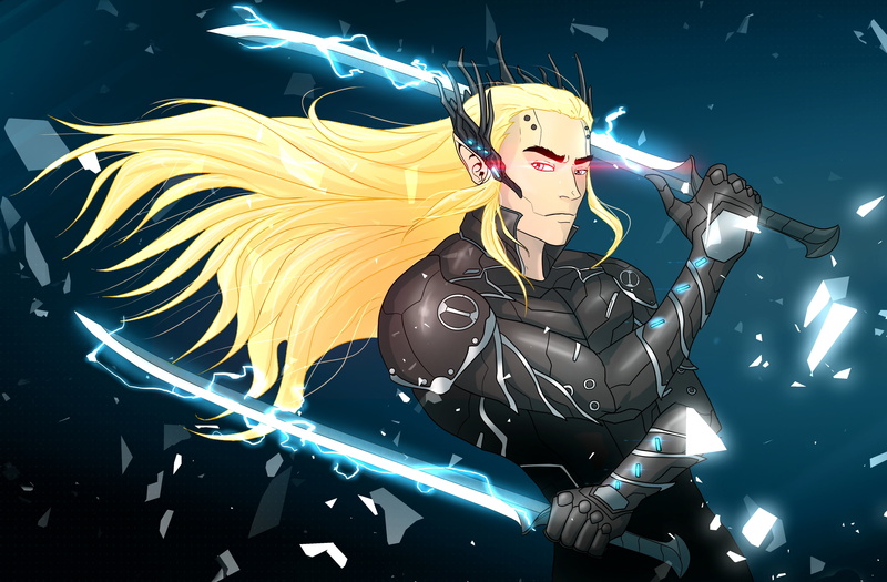 yellow, men, illuminated, lifestyles, thranduil, three quarter length, cartoon, fantasy, hobbit, 4K, haired, representation, metal gear rising, males