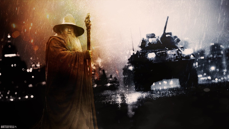 Battlefield, video games, The Lord of the Rings, Battlefield 4, 1080P, Gandalf