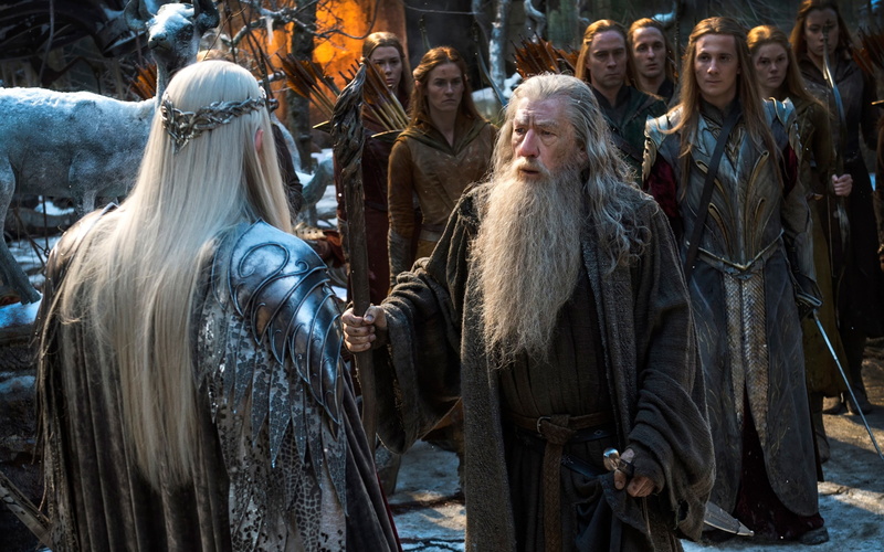 armies, Ian McKellen, 2K, battle, Gandalf, hobbit, five