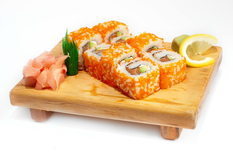 freshness, asia, french food, sesame, rice - Food Staple, sashimi, meal, dieting, indoors, cutting board, refreshment, white background, fruit, white, tuna