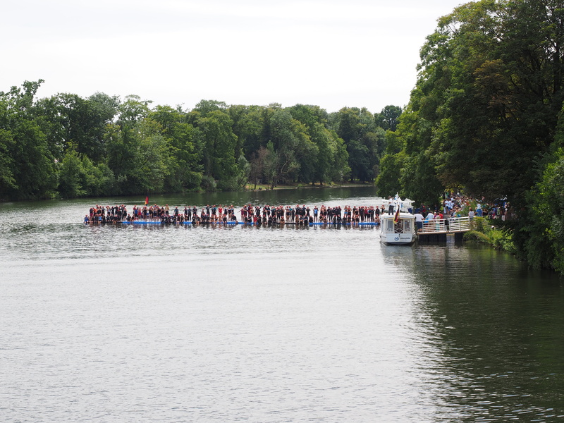 group of people, large group of people, water, day, tree, lifestyles, nature, danube, track and field athletes, athletes, men, swim, human, triathlon, water sports