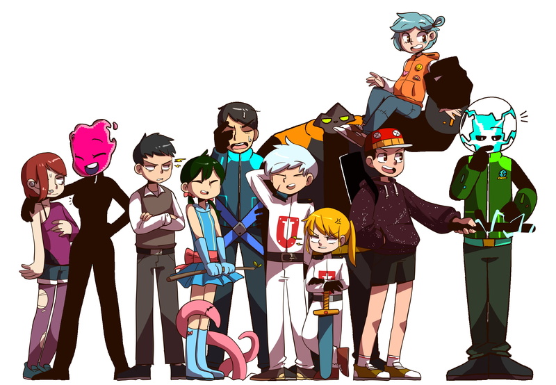 cartoon, lineups, 2K