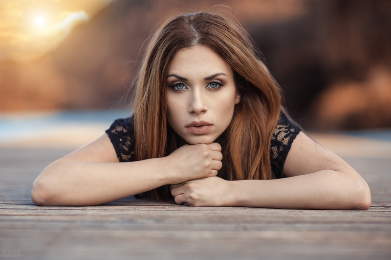portrait, 1080P, women, face, Alessandro Di Cicco, depth of field
